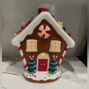 Nostalgic Gingerbread House with Candy Accents & Lights